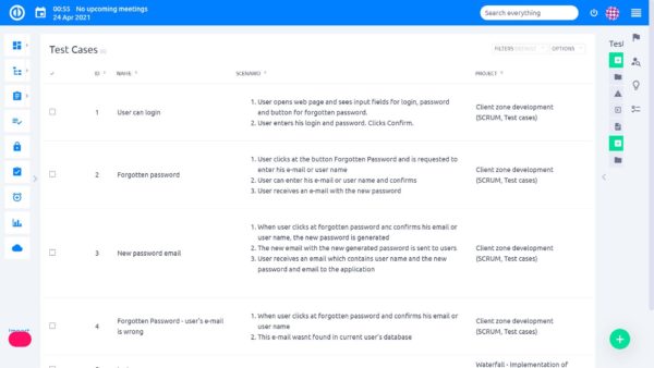 Gestion des campagnes de tests